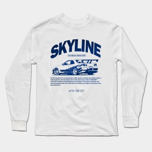 The Skyline GT R34 Racing Cars Long Sleeve T-Shirt